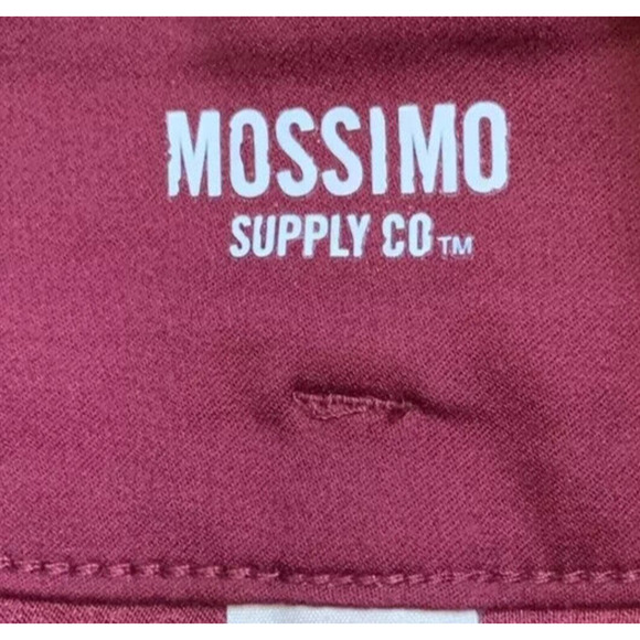 Mossimo Shorts Size 8/29 Maroon Red Wine High Rise Stretch Women's 30x2 - Picture 4 of 5